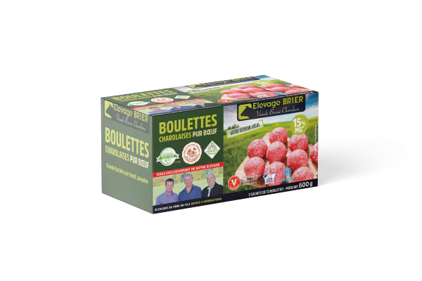 Boite boulettes Charolaises pur boeuf